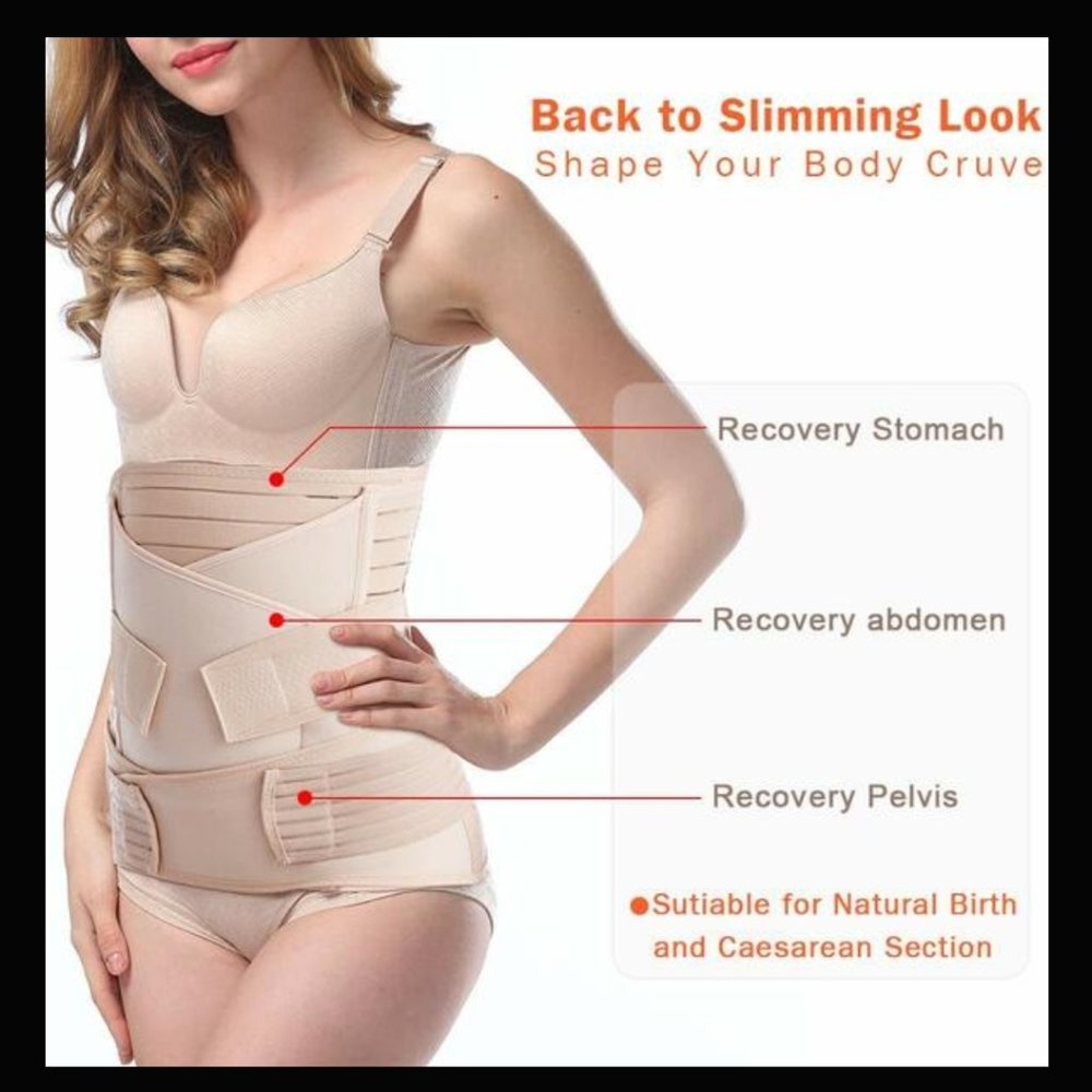 3-in-1 Postpartum Belly Band Post Pregnancy - Postpartum Belt for Women